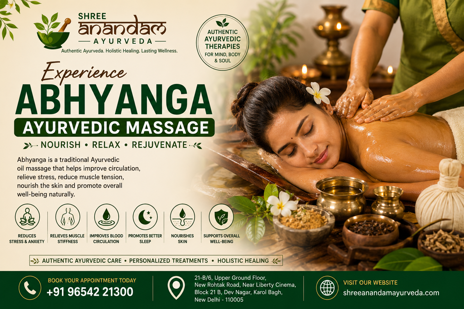 Abhyanga Ayurvedic Massage and Treatment Center in Delhi