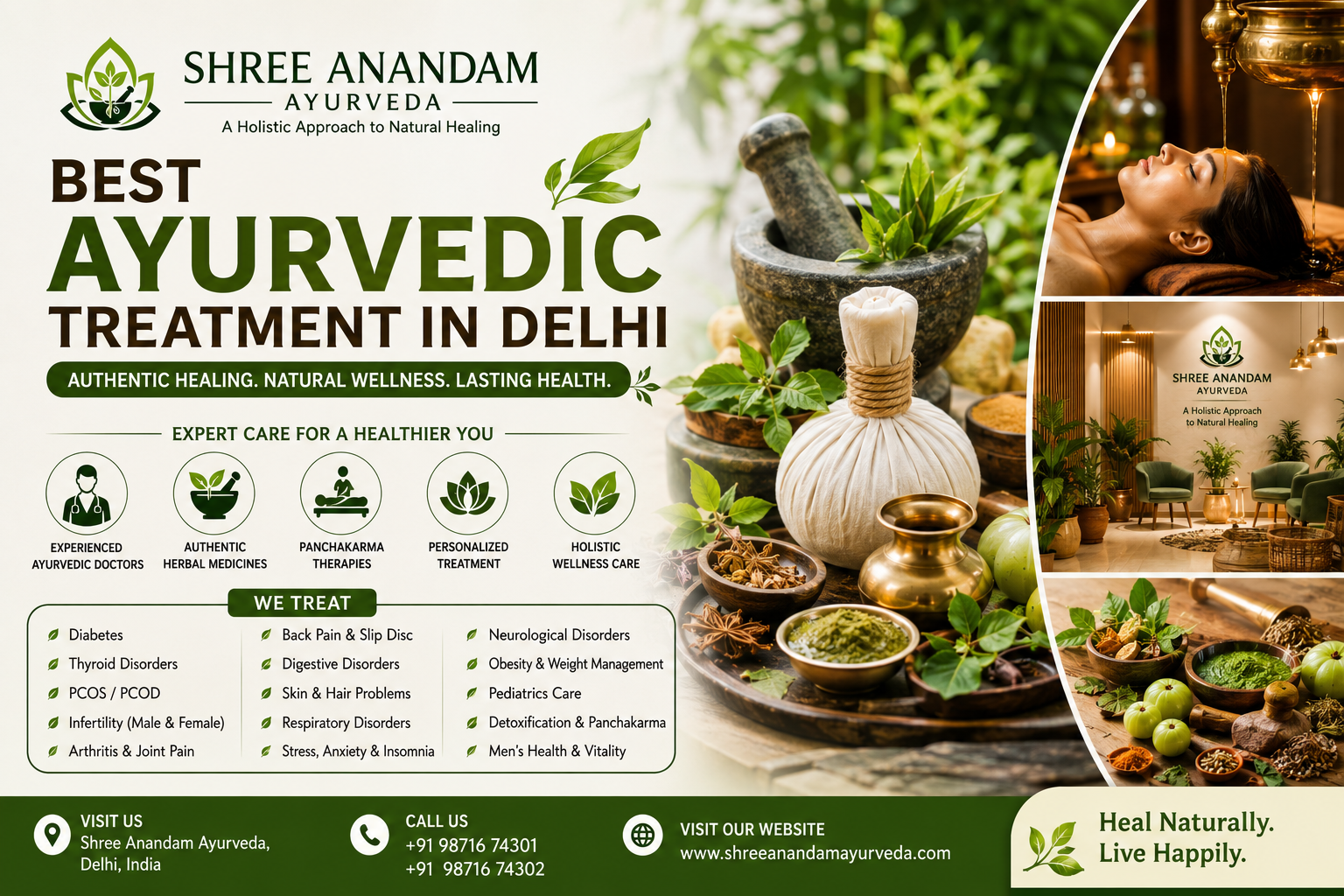Best Ayurvedic Doctor & Clinic in Delhi Near Me – Shree Anandam Ayurveda