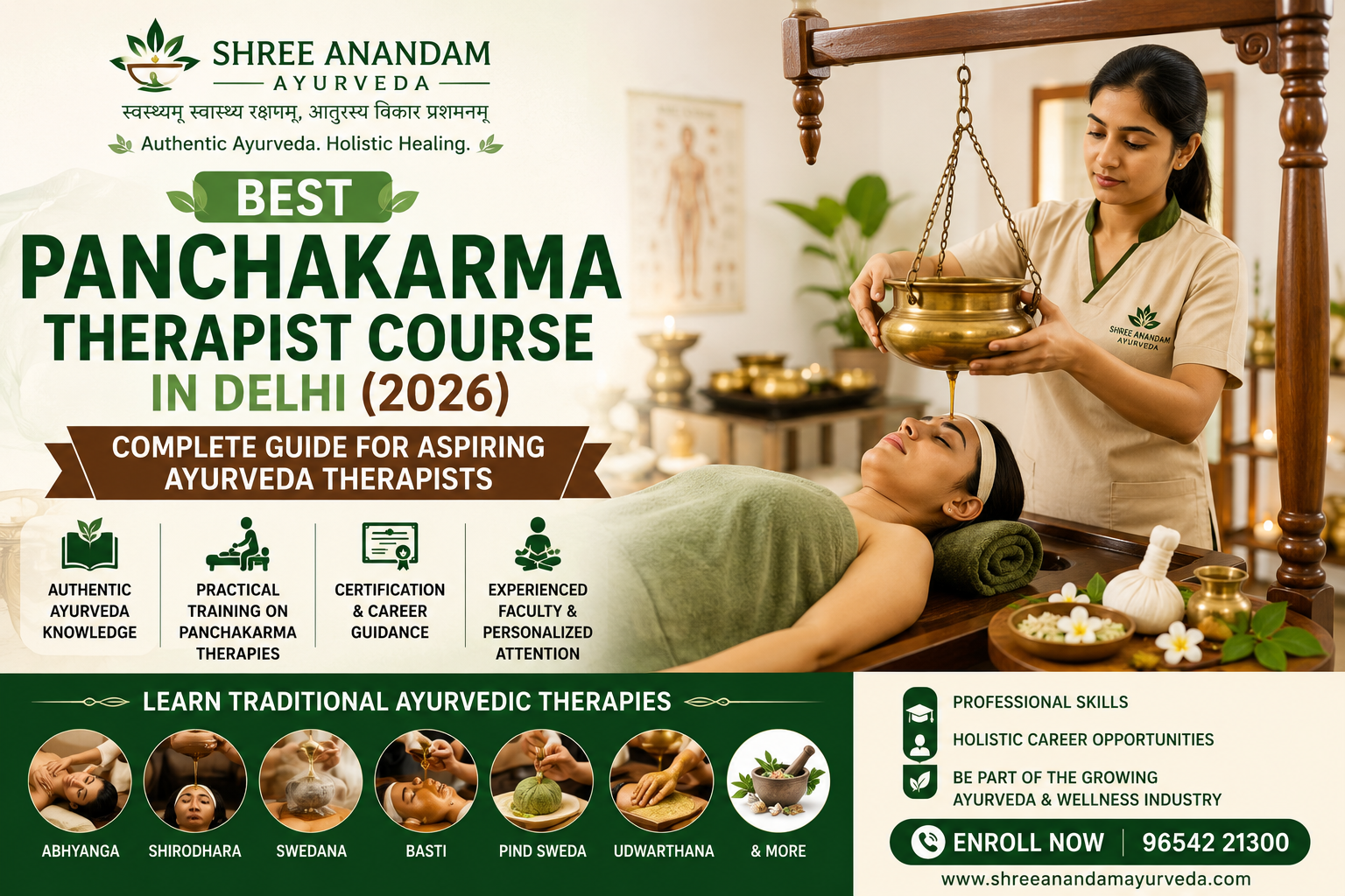 Best Panchakarma Therapist Course in Delhi (2026): Complete Guide for Aspiring Ayurveda Therapists